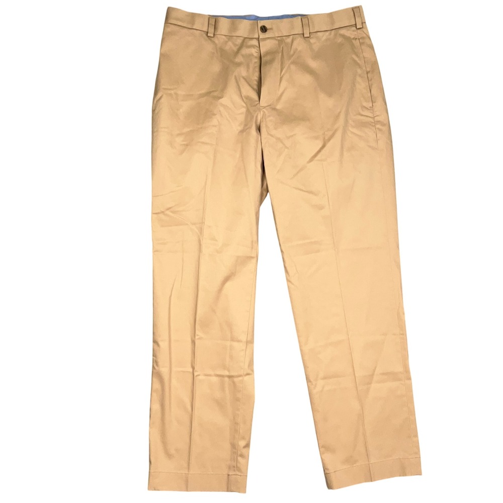 Brooks Brothers Chino Pants Mens 35x30 Khaki Advantage Clark Stretch